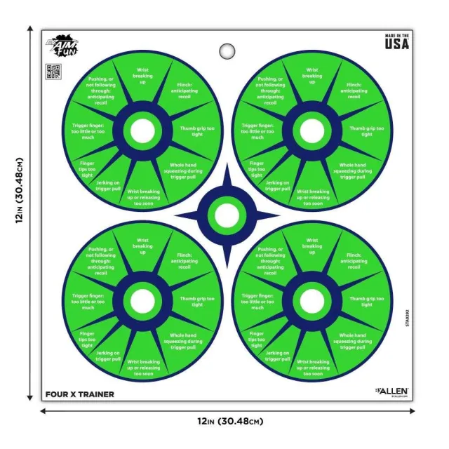 Allen EZ-Aim Fun Triggering More Fun Targets 12x12 9 Pack - View 2