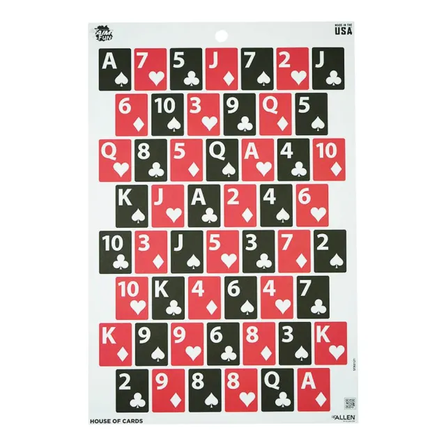 Allen EZ-Aim Fun Game Targets 12x18 8 Pack - View 2