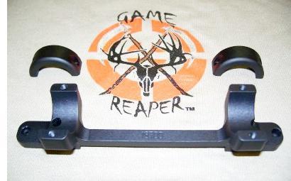 DNZ 10700 Game Reaper Remington 700 Scope Mount 1" Low Black - View 2