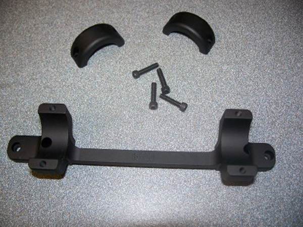 DNZ Products 20600 Win M70-WSM Medium Black Scope Mount - View 2
