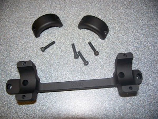 DNZ Products 16600 Win M70-WSM Act-High Black Scope Mount - View 2