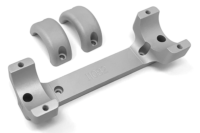 DNZ Products 11083 Game Reaper 1" Medium Silver Scope Mount for Ruger 10/22 - View 2