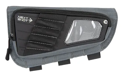 Allen 8528 Next Shot Cody Buttstock Pouch Gray 5rd 223-300 Win Magnum - View 2