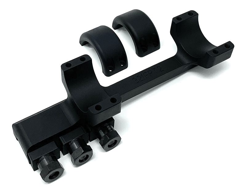 DNZ Products 321FPT2 Freedom Reaper 30mm 20MOA Picatinny Scope Mount Black - View 2