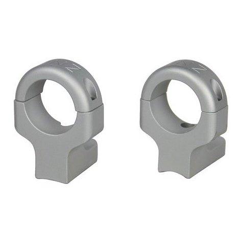 DNZ Game Reaper 2 BA1H2S Scope Mount 1" High Silver 2-Piece - View 2