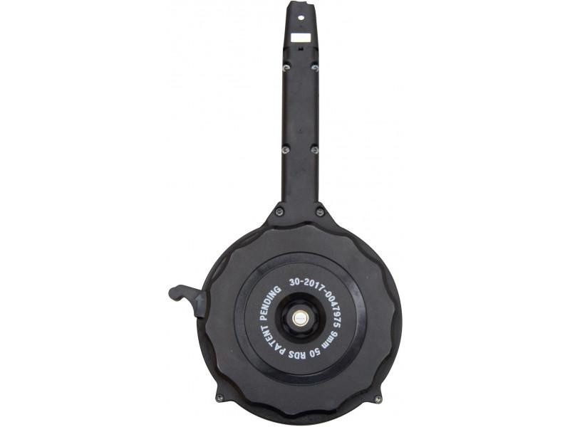 RWB 9MM 50 Round Drum Glock 9mm Luger Polymer Black - View 2