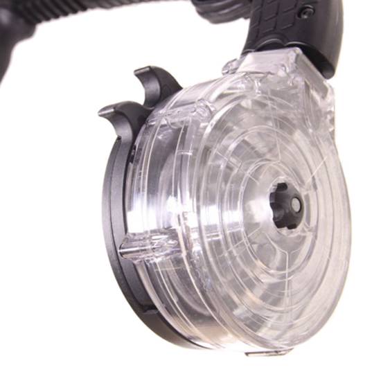 RWB Glock 40SW 50rd Black Polymer Drum Magazine - View 2