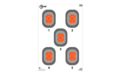 Allen 15754 EZ Aim 5-Spot Paper Targets 23x35" 50 Pack Orange/Gray - View 2