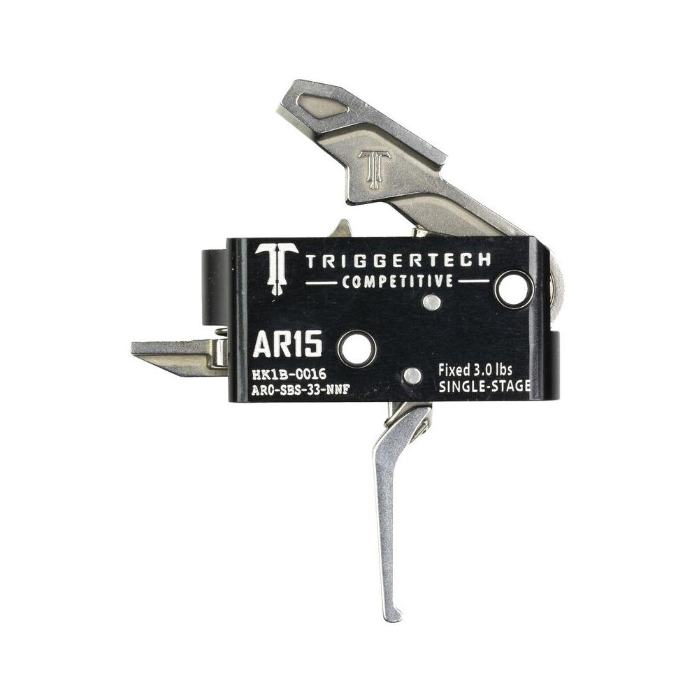 TriggerTech Trigger Competitive Flat Sgl Stage 3LB f/AR-15 AR0-SBS-33-NNF - View 2