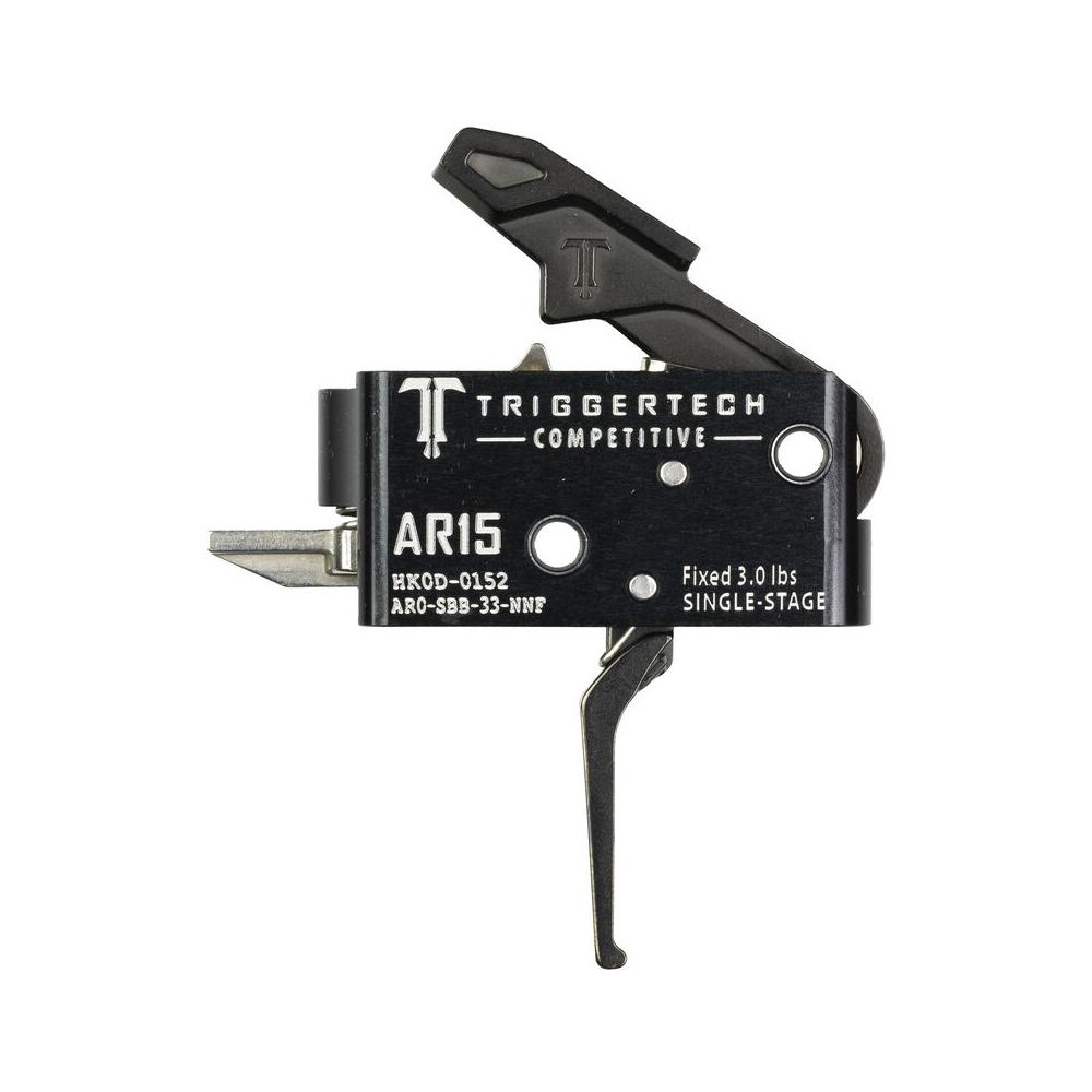 TriggerTech AR0SBB33NNF AR-15 Single-Stage Flat Trigger 3 lbs Black - View 2