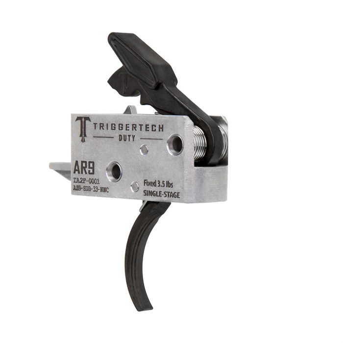 TriggerTech AH9SDB33NNC AR-9 Duty Curved Trigger 3.5 lbs Single-Stage - View 3