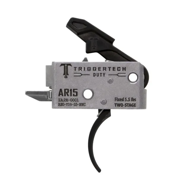 TriggerTech AH0TDB55NNC AR-15 Duty Two-Stage Curved Trigger 5.5 lbs Black - View 2