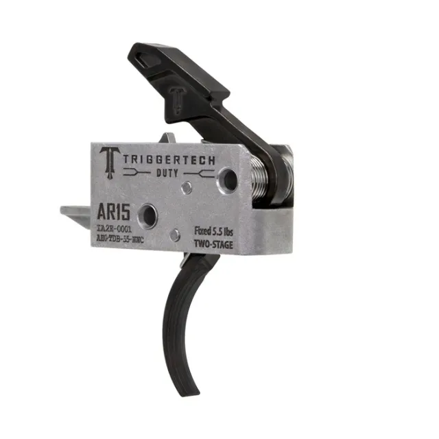 TriggerTech AH0TDB55NNC AR-15 Duty Two-Stage Curved Trigger 5.5 lbs Black - View 3