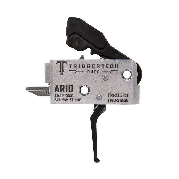 TriggerTech AHTTDB33NNF AR-10 Duty Flat Trigger 3.5 lbs Two-Stage Stainless - View 2