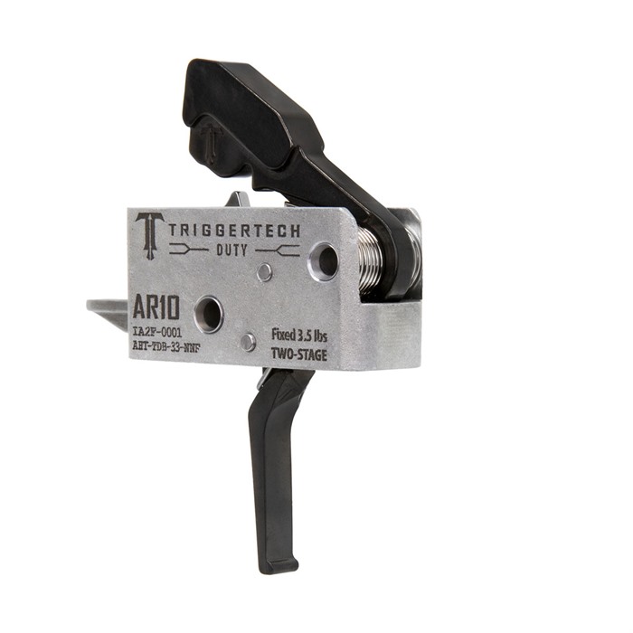 TriggerTech AHTTDB33NNF AR-10 Duty Flat Trigger 3.5 lbs Two-Stage Stainless - View 3
