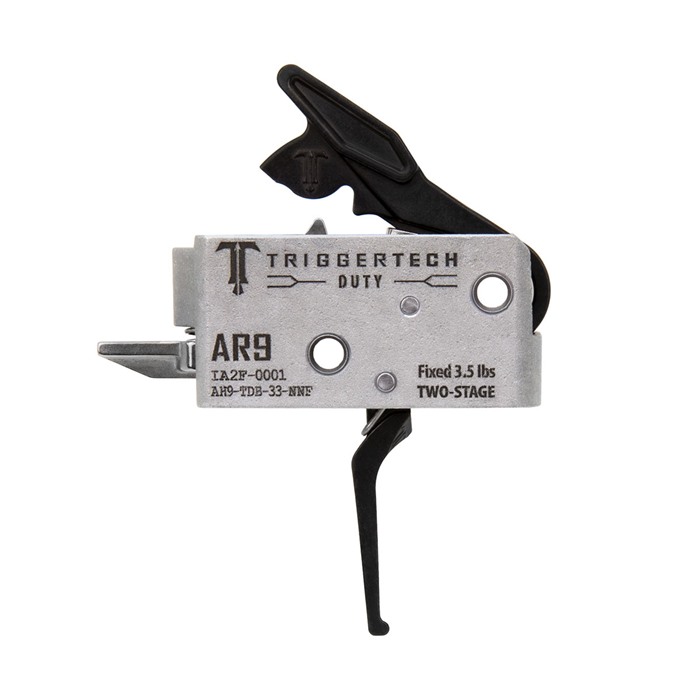 TriggerTech AH9TDB33NNF AR-9 Duty Flat Trigger 3.5 lbs Two-Stage Stainless - View 2