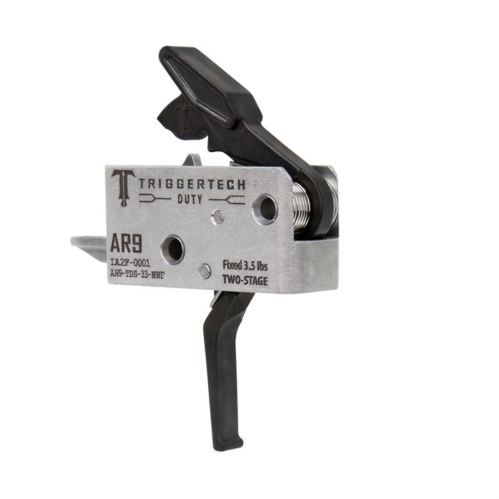 TriggerTech AH9TDB33NNF AR-9 Duty Flat Trigger 3.5 lbs Two-Stage Stainless - View 3