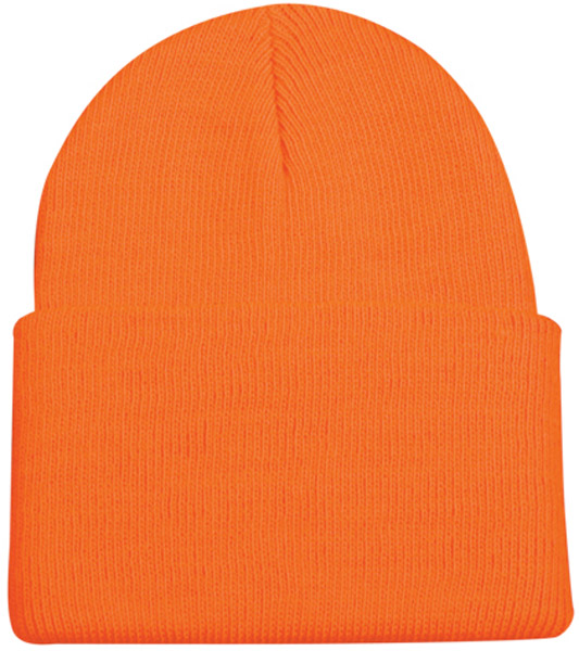 Outdoor Edge Knit Watch Cap Blaze Orange KN400 Knit Beanie - View 2