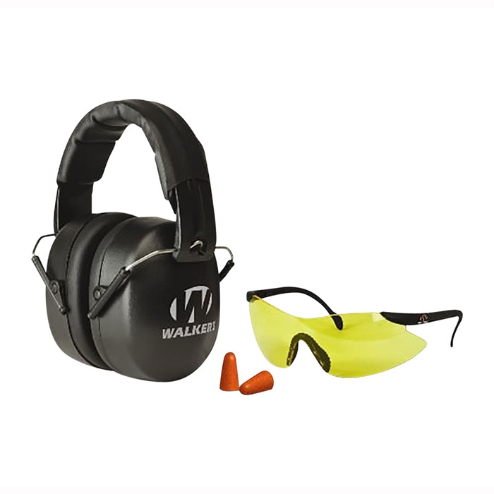 Walker's GWPFM3GFP EXT Range Shooting Muff Combo Kit 31dB Orange - View 2