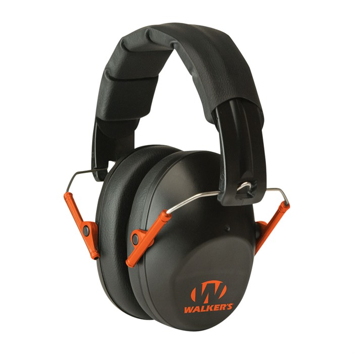 Walkers GWP-FPM1-BKO Passive Low-Profile Muff Black/Orange - View 2