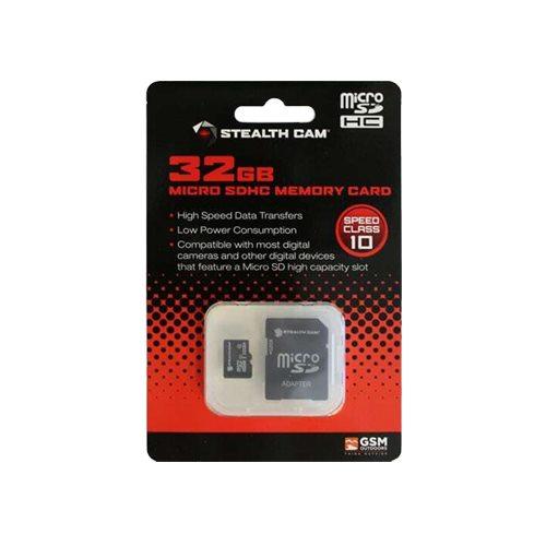 Stealth Cam STC32MICSD 32GB Micro SD Memory Card Class 10 Black - View 2