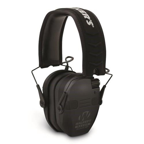 WALKERS GAME EAR Razor Slim 23dB Black Electronic Quad Muff (GWPRSEQMBT) - View 2