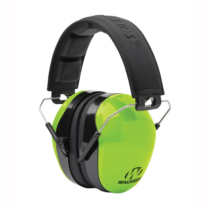 WALKER'S GAME EAR Dual Color Hi Vis Green Passive Advanced Protection Muff - View 2