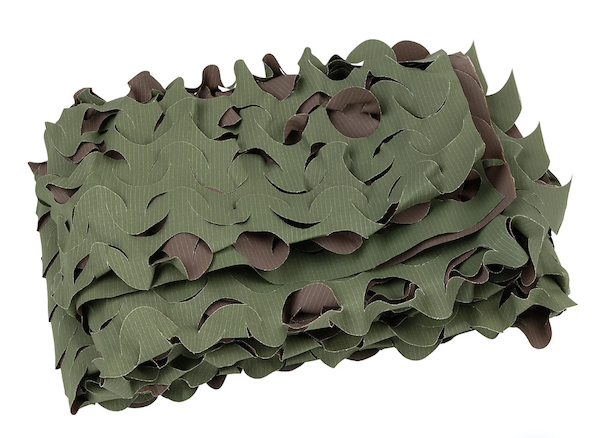 Allen 25355 3D Die-Cut Camo Material Olive/Brown Ripstop 9.8' x 58" - View 2