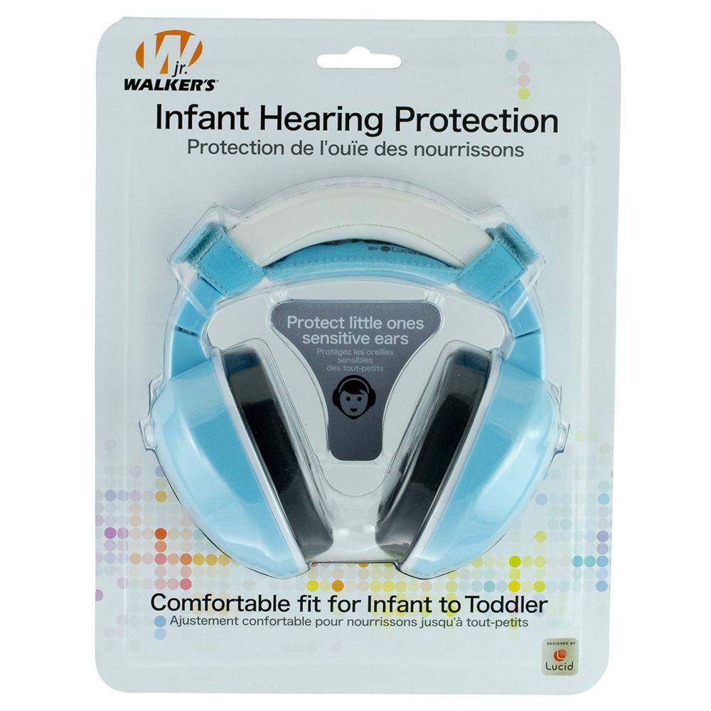 WALKER'S GAME EAR Infant/Toddler Passive Baby Blue Earmuffs (GWP-INFM-BL) - View 2