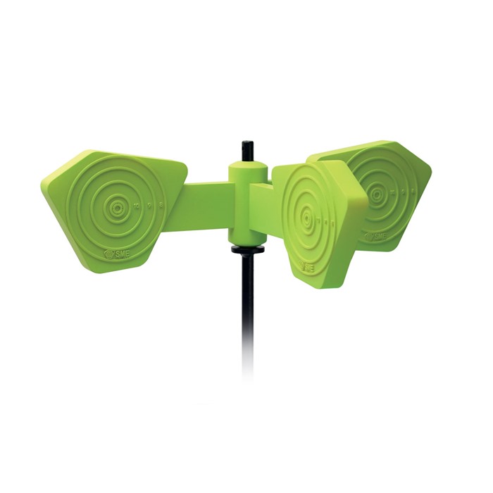 SME SMESHW Self-Healing Polymer Windmill Target, Green, .22-.50 Caliber - View 2