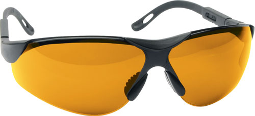 Walker's GWPXSGLAMB Sport Glasses Elite Adult Amber Lens Polycarbonate Black Frame - View 2