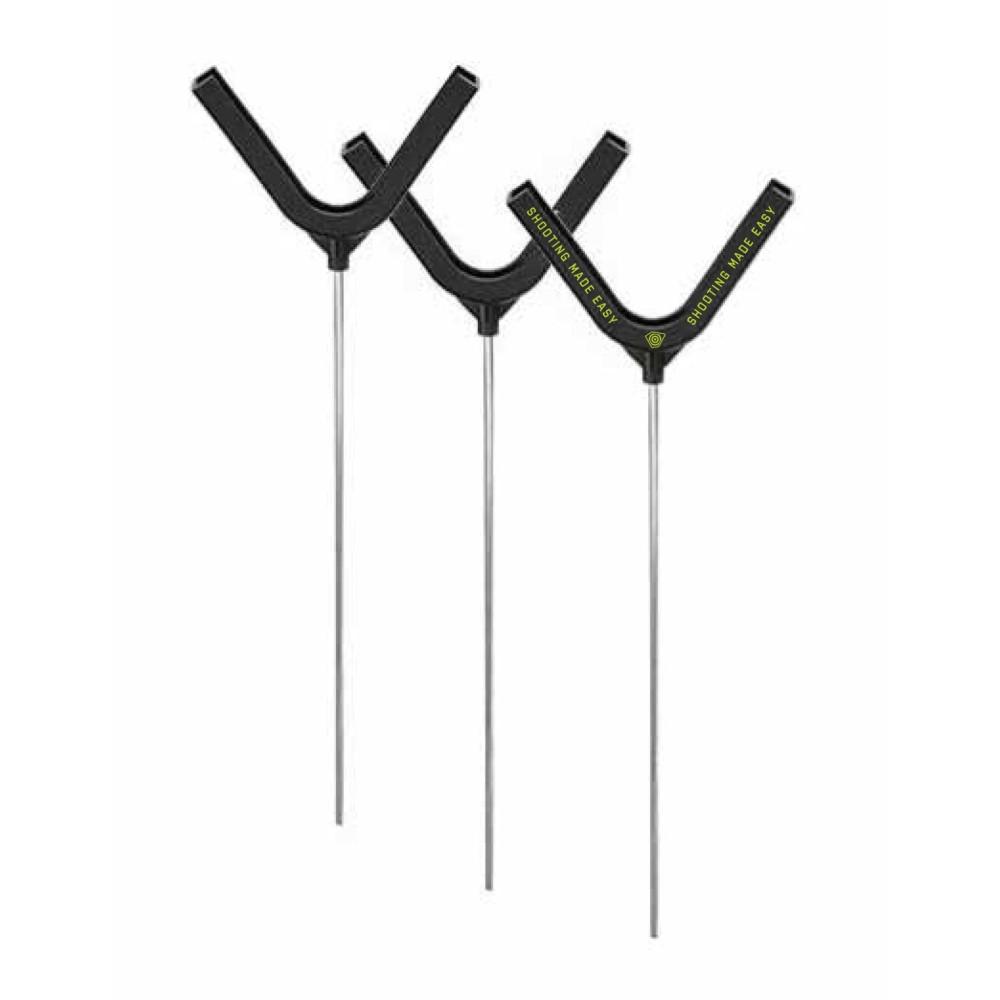 SME SMECTH Clay Target Holder Black Polymer 3-Pack - View 2