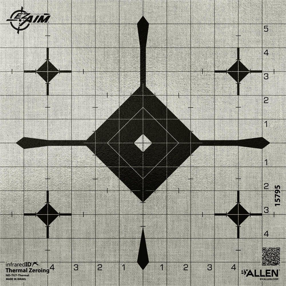 Allen Company 15795 Paper Target 12 in Thermal ID Grid 1 Pack - View 2