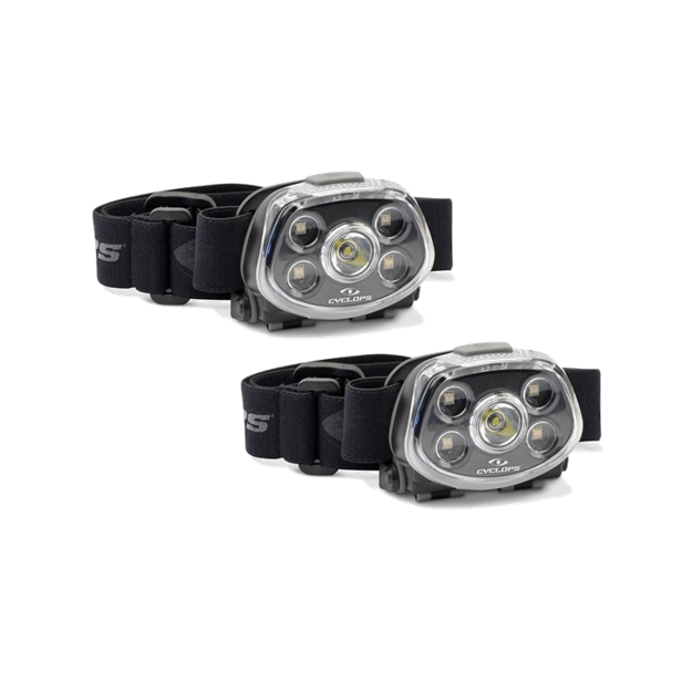 Cyclops CYC-HLFXP-2PK Force XP LED Headlamp Black 3.2/5.5/15/350 Lumens... - View 2