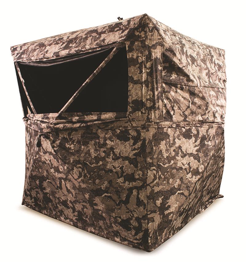 HME GRDBLND3 3-Person Ground Blind 150D Shell Camo - View 2