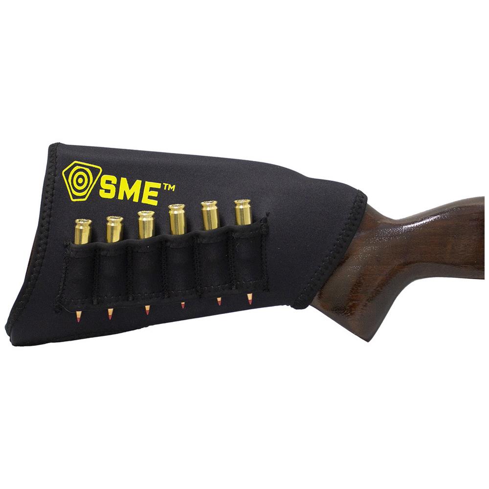 SME SMERSRSL Stock Riser with Shell Loop Black Neoprene - View 2
