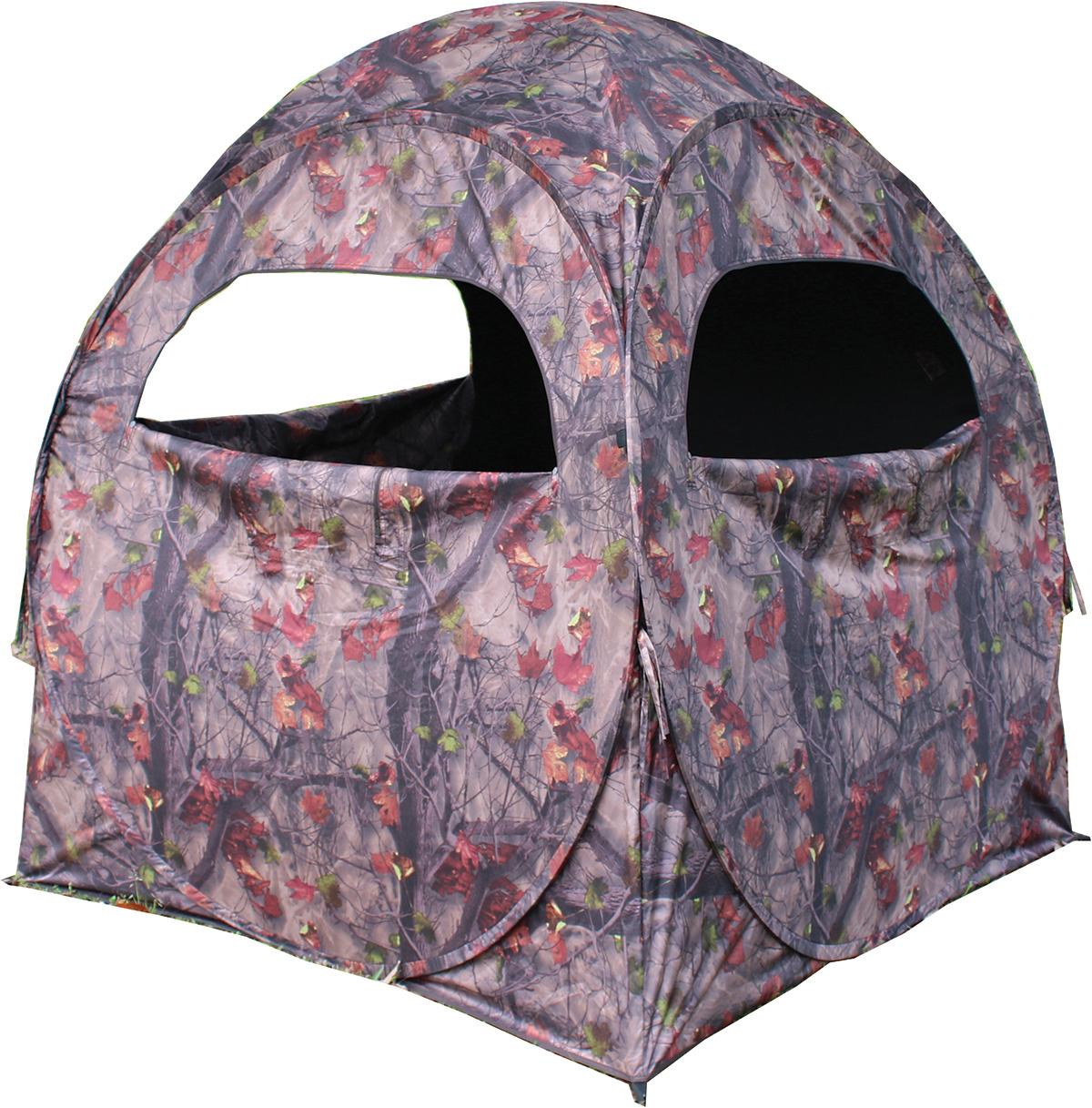 HME Spring Steel 75 Ground Blind - Pop Up, Shoot Through Mesh, Two Person - View 2