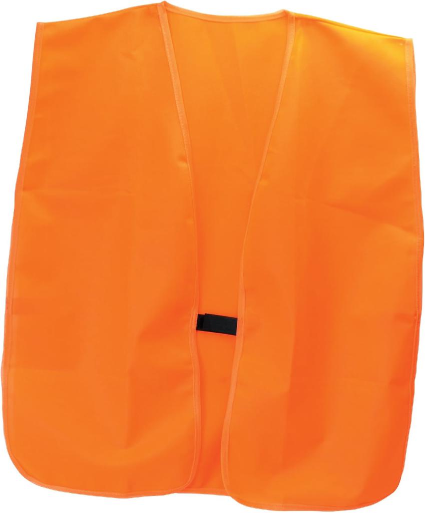 DNZ Products HME Safety Vest Big Boy Orange Polyester Hook & Loop - View 2
