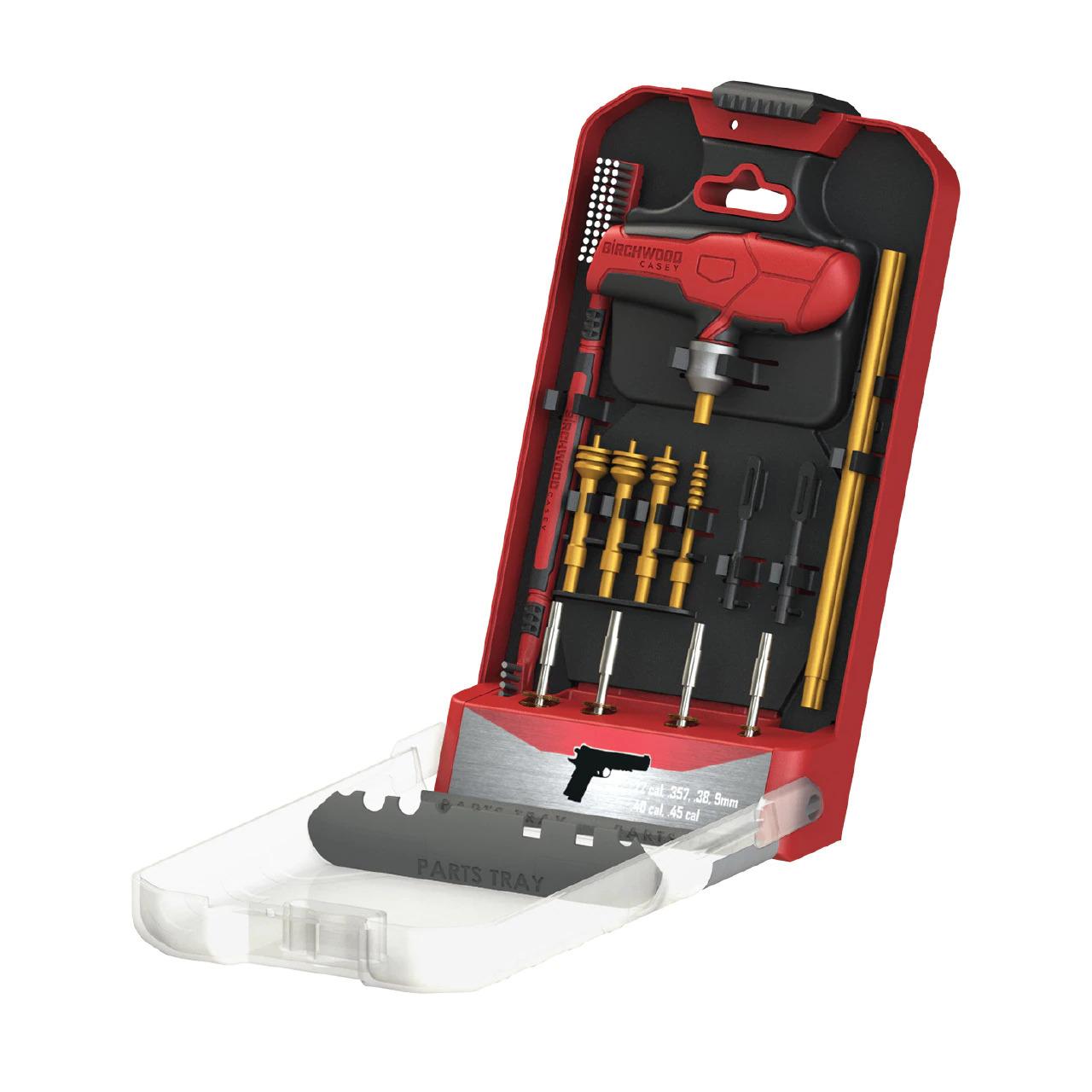 Birchwood Casey Universal Handgun Cleaning Kit 16 Pieces Custom Handle - View 2