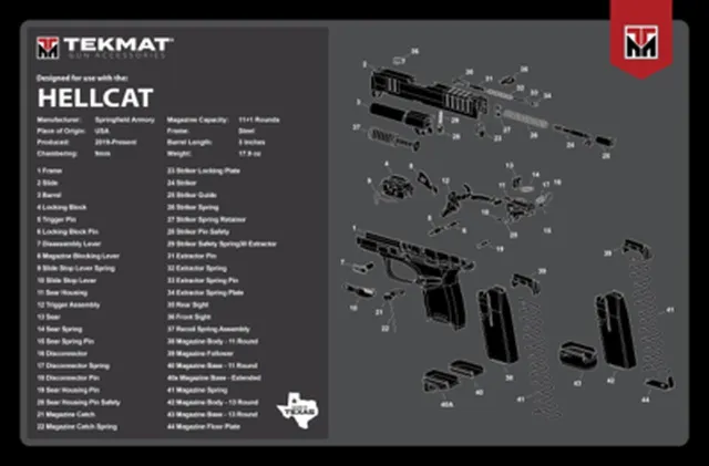 TekMat Ultra 20 Mat Springfield Hellcat - View 2