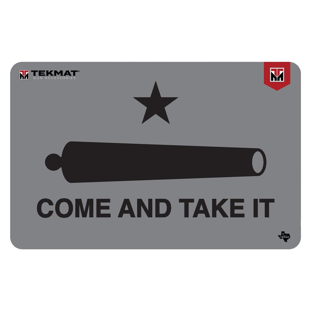 TekMat Come And Take It Cleaning Mat 11"x17" Rubber Black/Gray - View 2