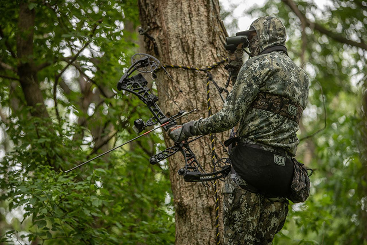 Hawk HWKHHTS Helium Hammock Saddle Chaos Camo Lightweight Hunting Kit - View 2