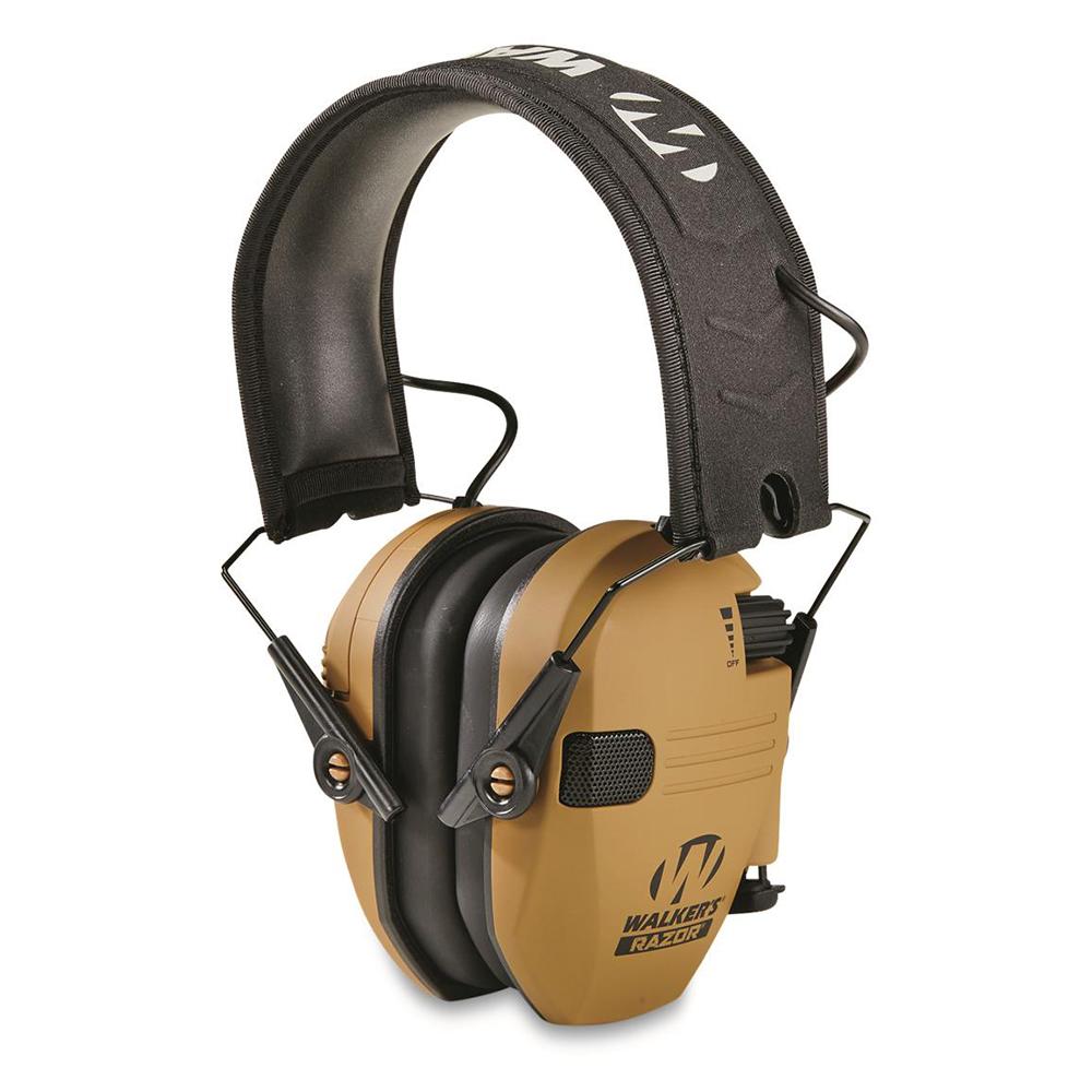 Walker's GWPRSEMBB Razor Slim Electronic Muff 23 dB Battle Brown/Black - View 2