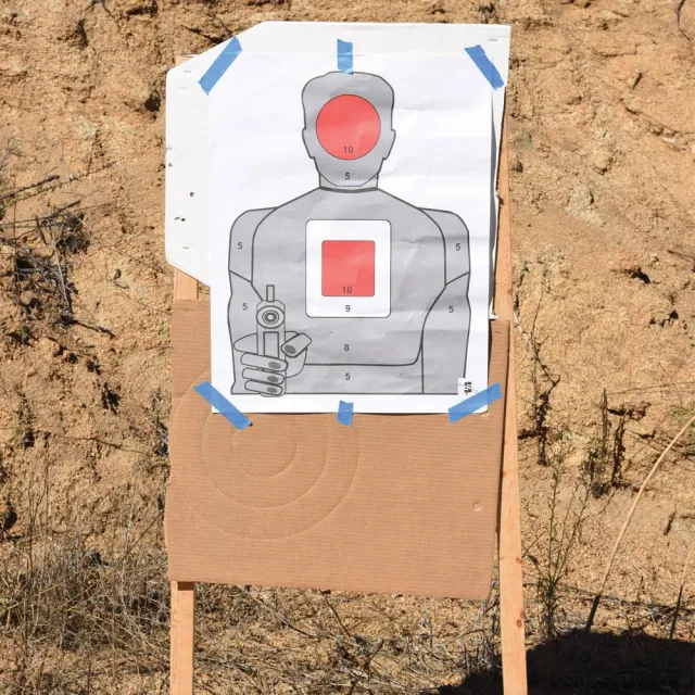 Birchwood Casey 2390MTS Metal Target Stand with Spike, Holds 24" Targets - View 2