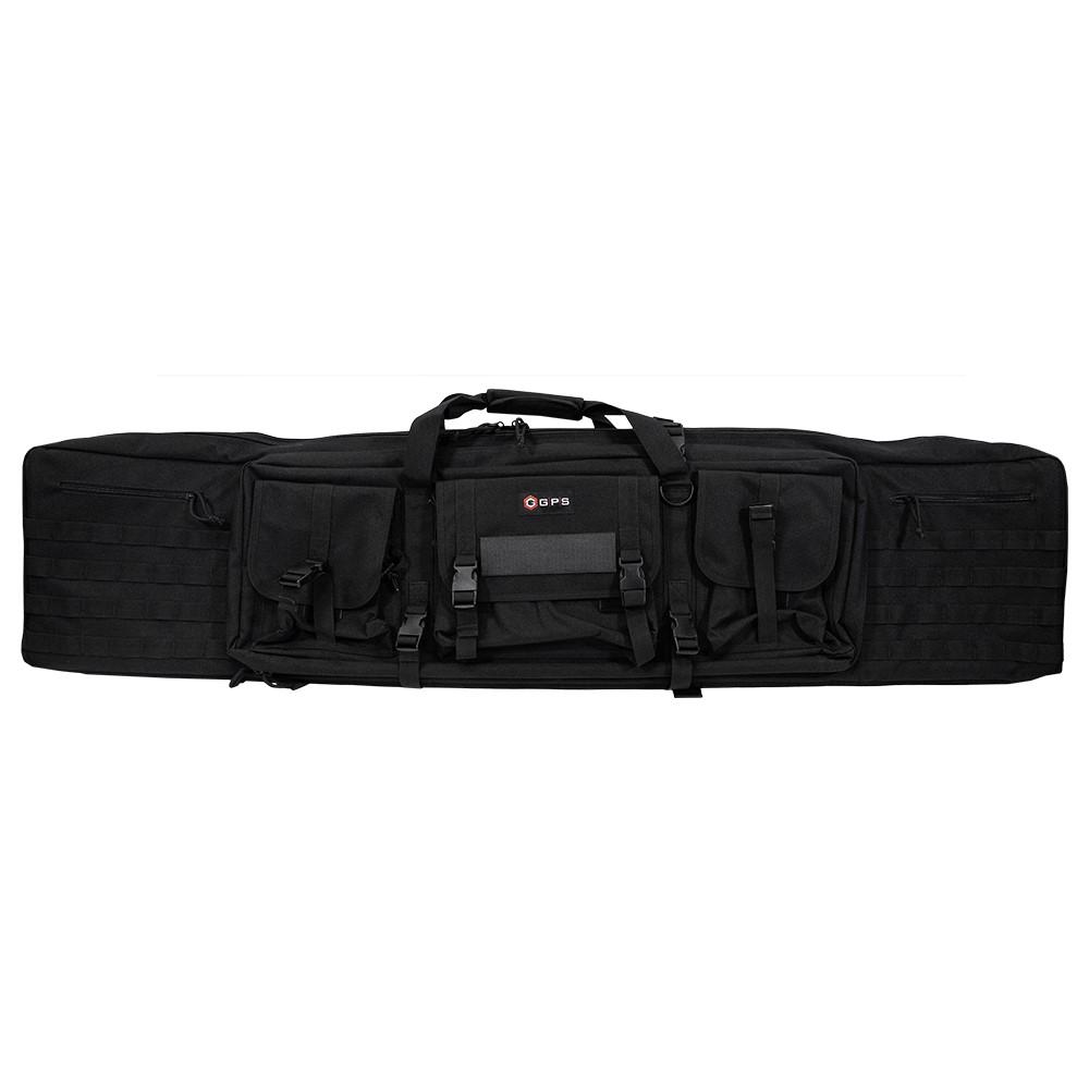 GPS GPS-DRC55 Double Rifle Case Black 600D Polyester 2 Pistol Compartments - View 2