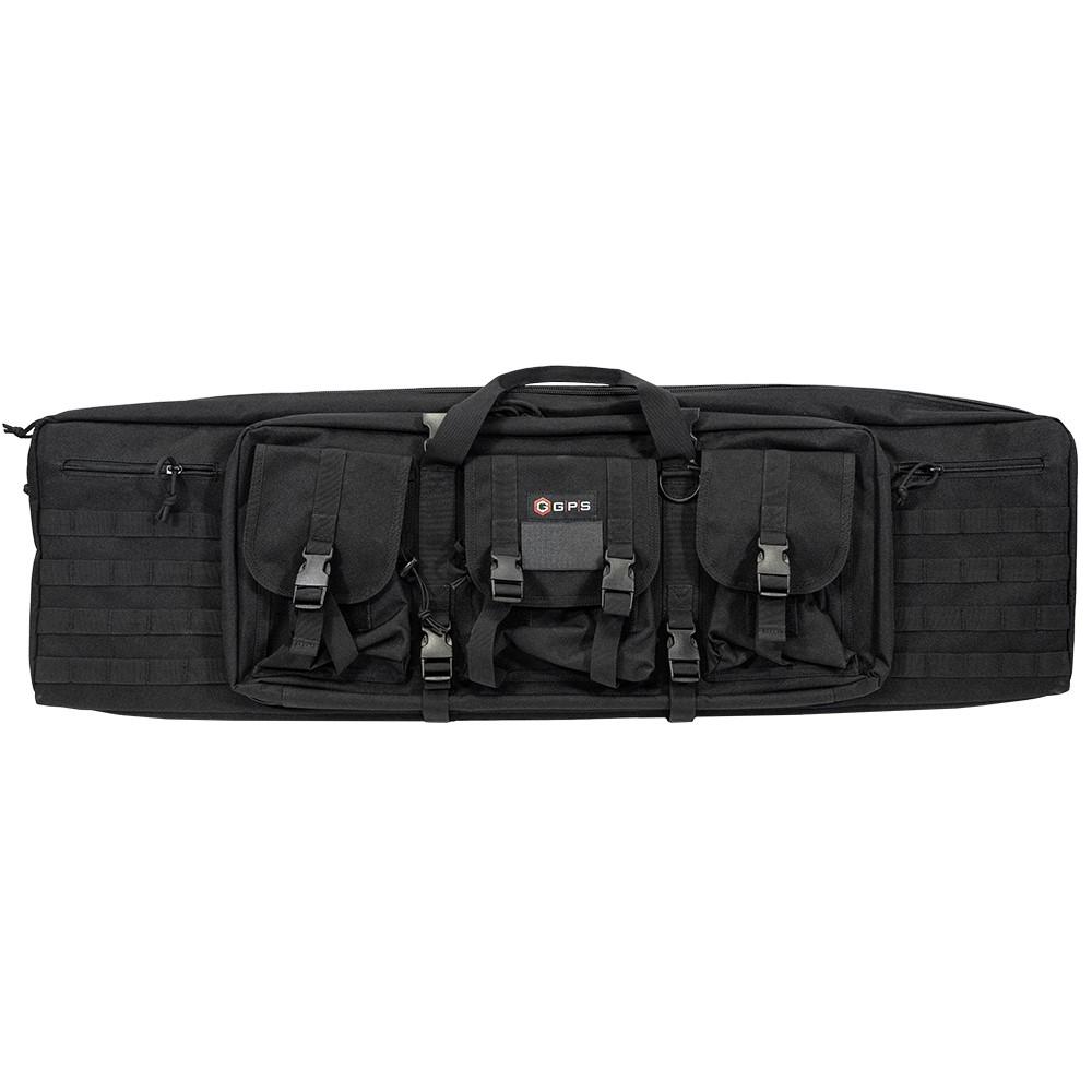 GPS GPS-DRC42 Double Rifle Case Black 600D Polyester Lockable Zippers - View 2
