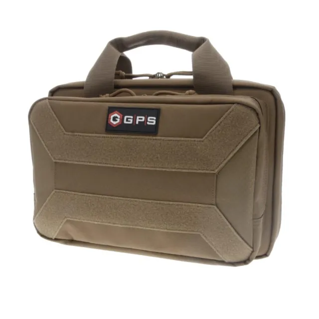G-Outdoors GPS-PC15FDE Pistol Case Flat Dark Earth 600D Polyester - View 2