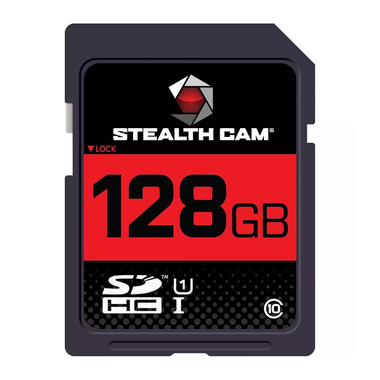 Walker's STC128GB SD Card 128GB Class 10 Black/Red High-Speed - View 2