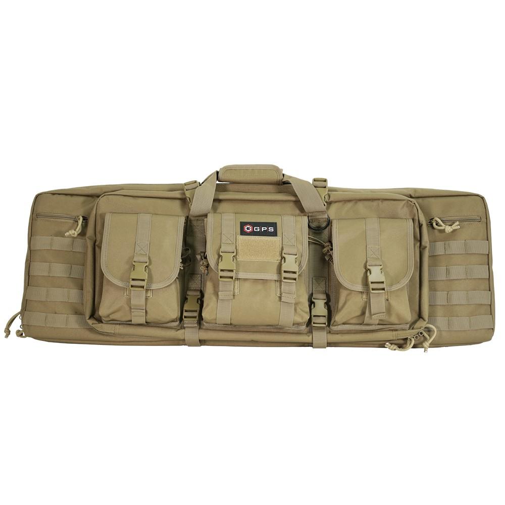 GPS DRC36FDE Double Rifle Case 36" Flat Dark Earth 600D Polyester - View 2