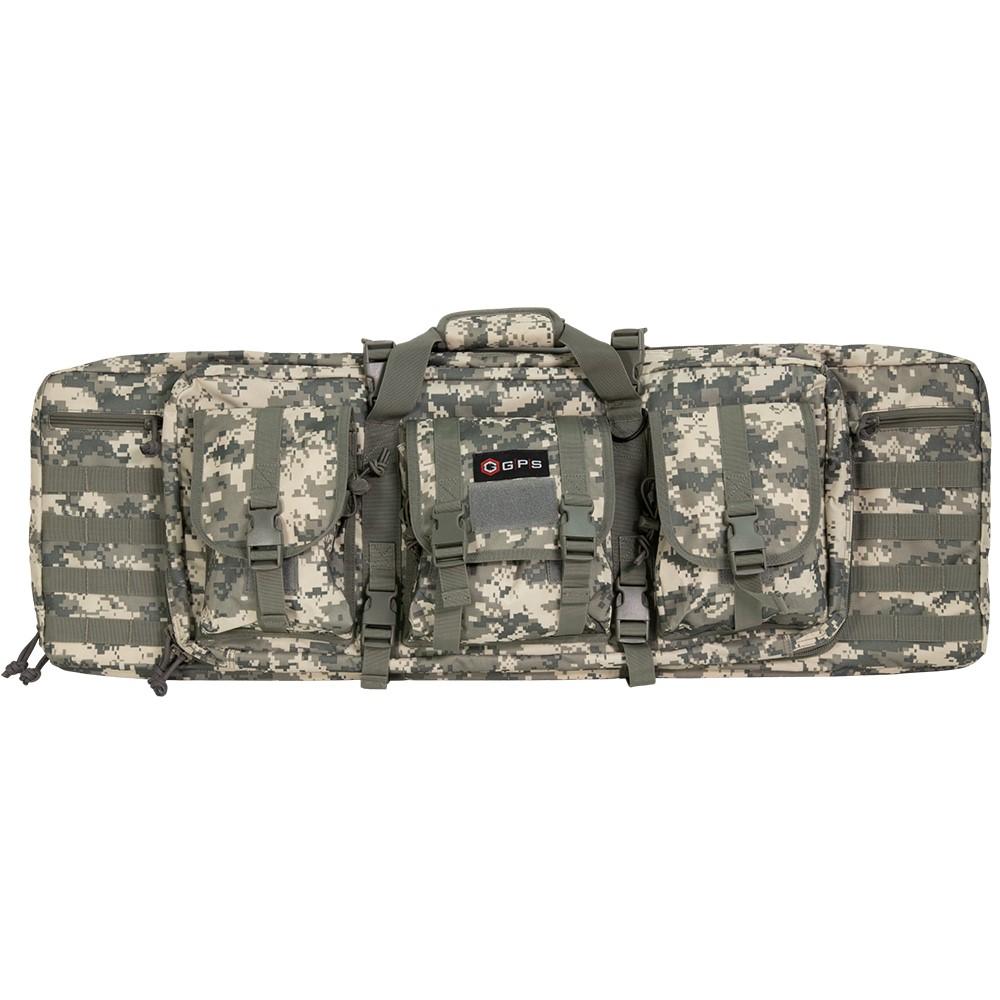 GPS DRC36ACU Double Rifle Case 36" A-TACS AU 600D Polyester MOLLE - View 2